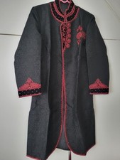 Men’s Wedding Smart Asian /Indian suit Sherwani Black Size 44