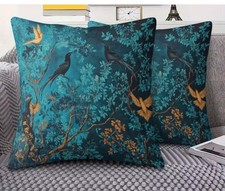 SET OF 2 PLUSH PRINTED VINTAGE