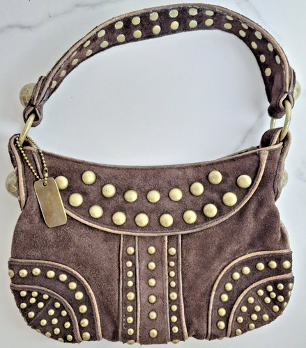 Vintage dkny brown - vintage, studded