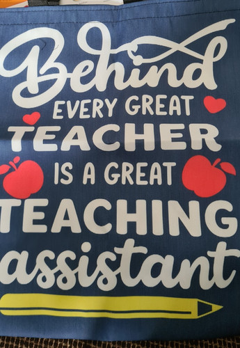 Teaching assistant gift bag - teaching,