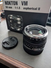 Voigtlander 50mm f1.5 Nokton