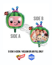 Cocomelon Double Sided 51cm x 43cm Foil Air/Helium Balloon
