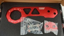 RED Password UNIVERSAL JDM Aluminium Tow Rear Hook Honda/Mazda/Mitsubishi & more