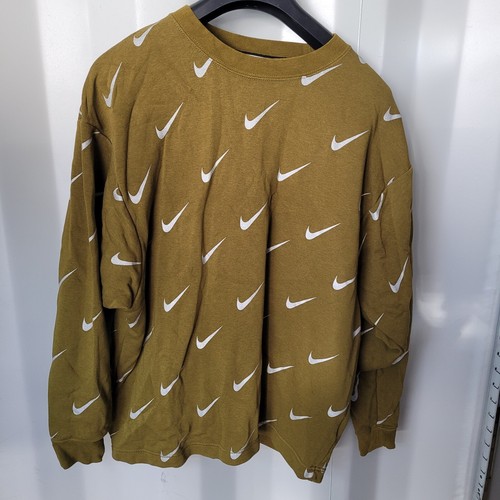 Nike womens green tick logo - womens,