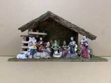 Nativity stable 11 porcelain - &,