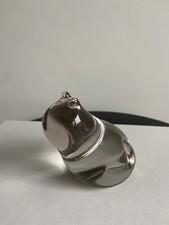 Vintage Heavy Glass Frog