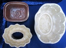 3 Antique Stoneware Jelly