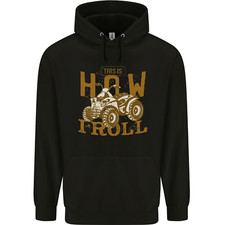 Quad Bike How I Roll Childrens Kids Hoodie