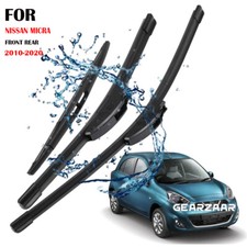 For Nissan Micra 2010-2017 Windscreen Wiper Blades Front+Rear Set AU 21"14"12"