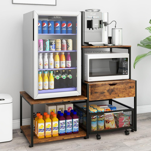 Mini fridge stand with - fridge,