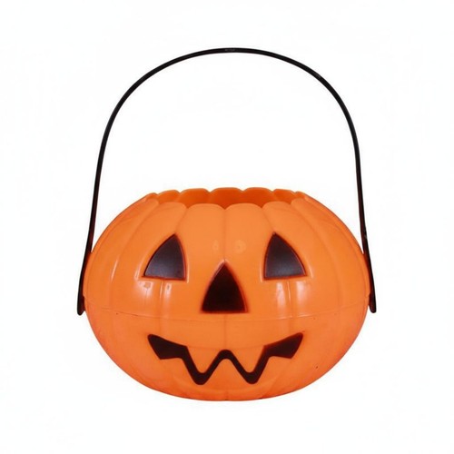 Pumpkin bucket with handle - pumpkin,
