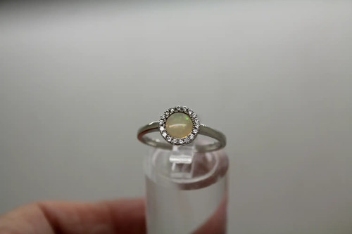 Signed 14k round - round, cut