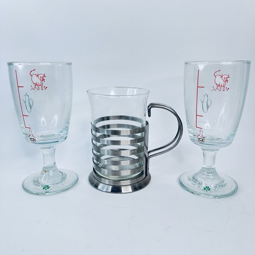 Vintage irish coffee glasses - vintage,