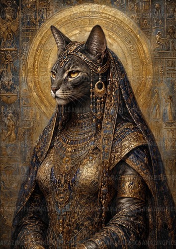 Bastet egyptian cat goddess - bastet,