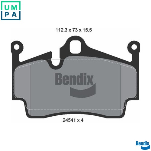 Brake pad set disc - set,