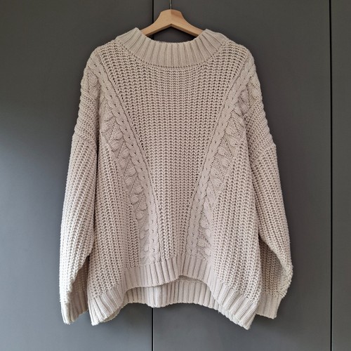 Bonmarche jumper cream - cream, cable