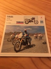 Yamaha 750 XTZ Super Ténéré 1991 XT750Z Motorcycle Map Collection Atlas Japan