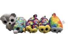 5 x TY Soft Plush Toy Teddies Happy Meal Collectible Toys