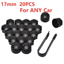 FOR ANY CAR 16x 17mm BLACK