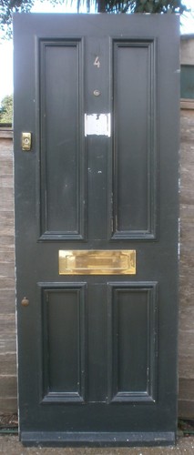 Vintage wooden front door - wooden,