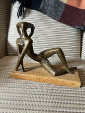 Reclining Naked Woman Bronze