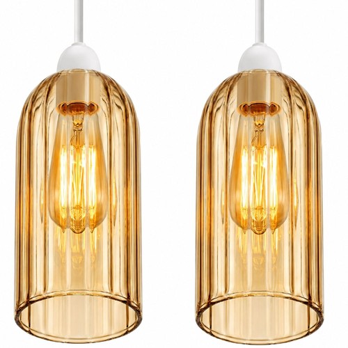 Pack clear ribbed - clear, glass