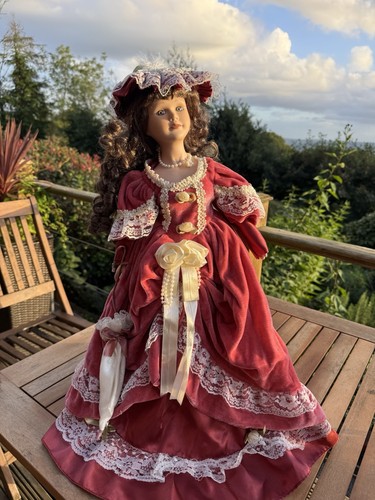 Vintage porcelain doll - vintage,