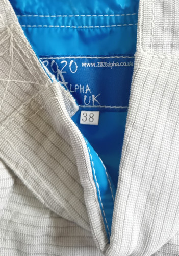 Foil lame mens left - mens, 38
