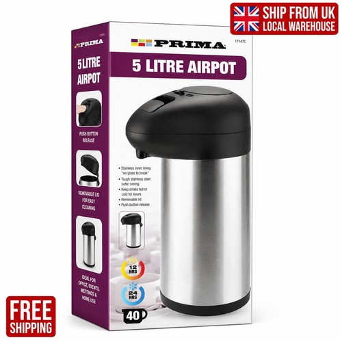 Stainless steel airpot - 5l,