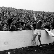 Derek Dougan rejoices