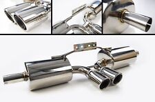 STAINLESS STEEL DUAL BACKBOX EXHAUST FOR PORSCHE BOXSTER 986 2.5L 2.7L 3.2L