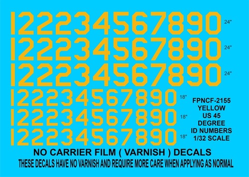 Deg numbers 24 - id, &