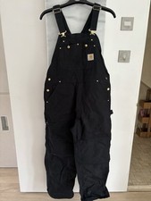 BNWOT, Men’s Carhartt Black Dungarees, Size 36/30