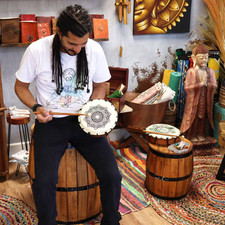 Drum portable Mandala Shamanic