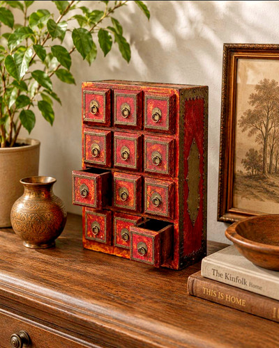 Drawer apothecary cabinet - 12-drawer,