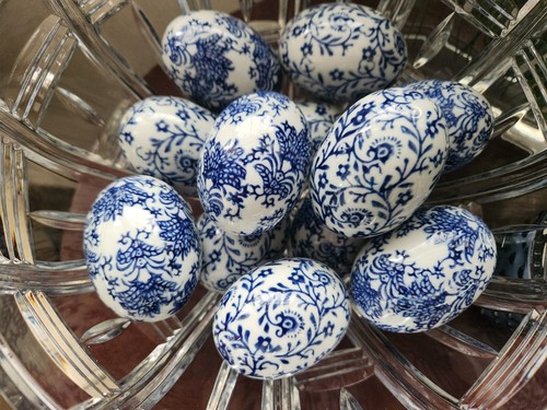 Ceramic porcelain easter eggs - ceramic,