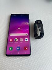 SAMSUNG GALAXY S10+ PLUS BLACK 128GB UNLOCKED MOBILE PHONE