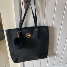 USED Michael Kors Black Tote Bag
