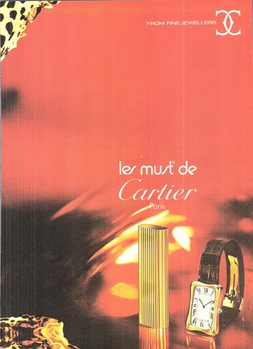 Vintage 1975 advert cartier - vintage, 'cartier'
