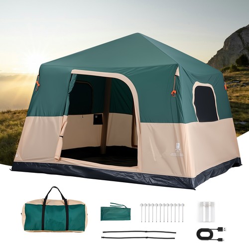 Inflatable camping tent with - tent,