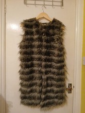 Zara faux Fur Gilet Size L