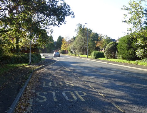Photo 6x4 bus - stop, new
