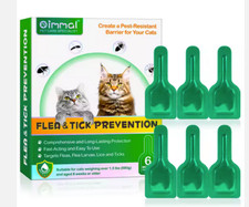 Spot on Cat Flea Treatment 6 month protection strong formula