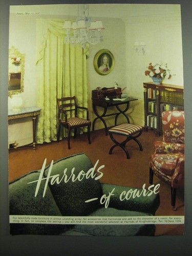 1957 harrods furniture - harrods,