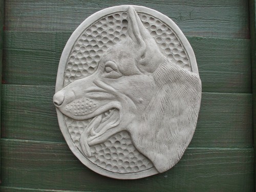 Large stone german - stone, shepherd
