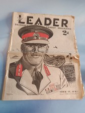 Vintage Leader Family Magazine August 1942 / World War II / Dempsey (B2142)
