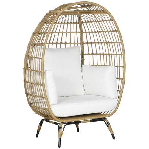 Outsunny rattan egg chair - pe,