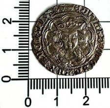a2:  Edward IV Medieval Hammered Silver Groat - HOARD COIN