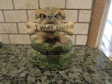 Bulldog Bobble Head I WUFF YOU