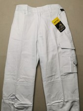 PORTWEST Mens Size S Cotton Painters Trousers NEW Multi Pocket Knee Protect S817